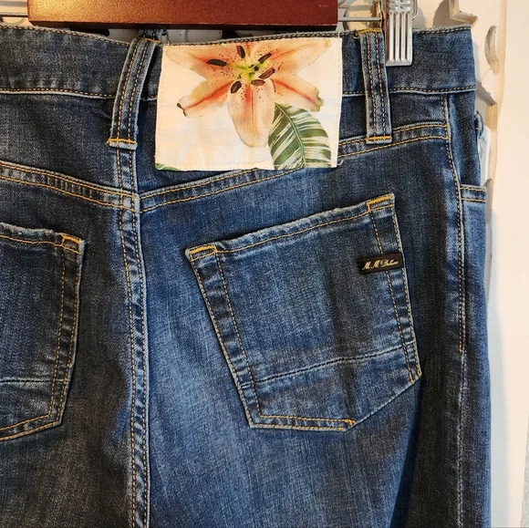 MAURIZIO MASSIMINO DARK WASH, MADE IN ITALY SIZE EU 42 STRAIGHT LEG - Picture 13 of 16